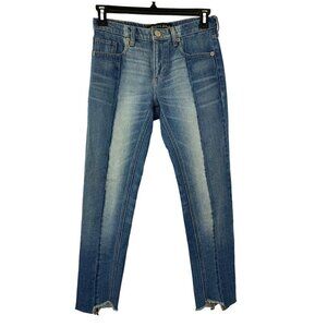 Express Jeans Women's Denim Multi-Pattern Jeans